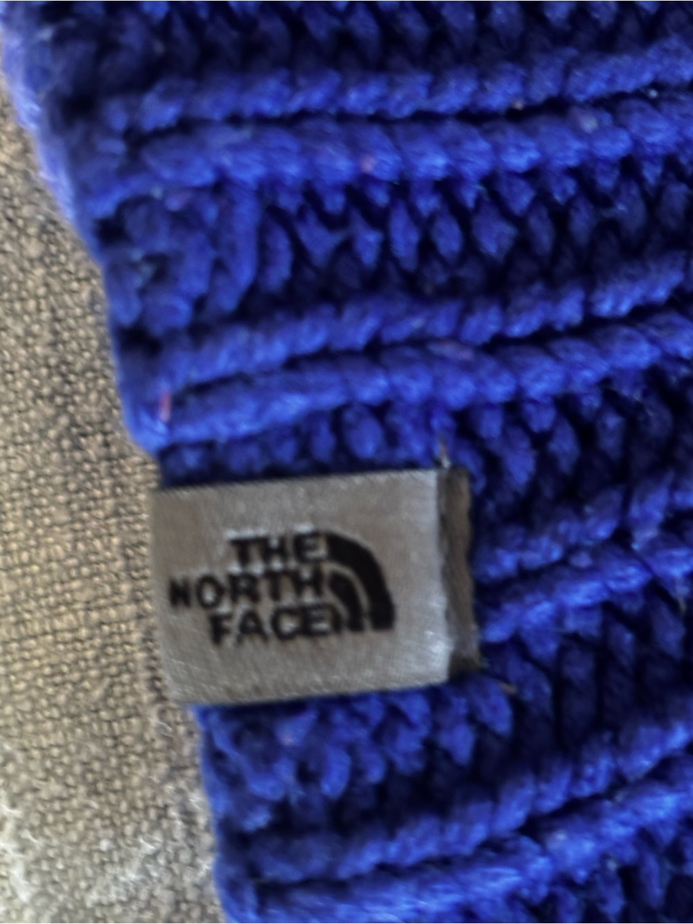 The North Face Shinsky Beanie Knit Winter Hat Blue Purple OS - Picture 2 of 6